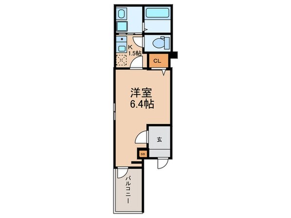 MELDIA千船の物件間取画像